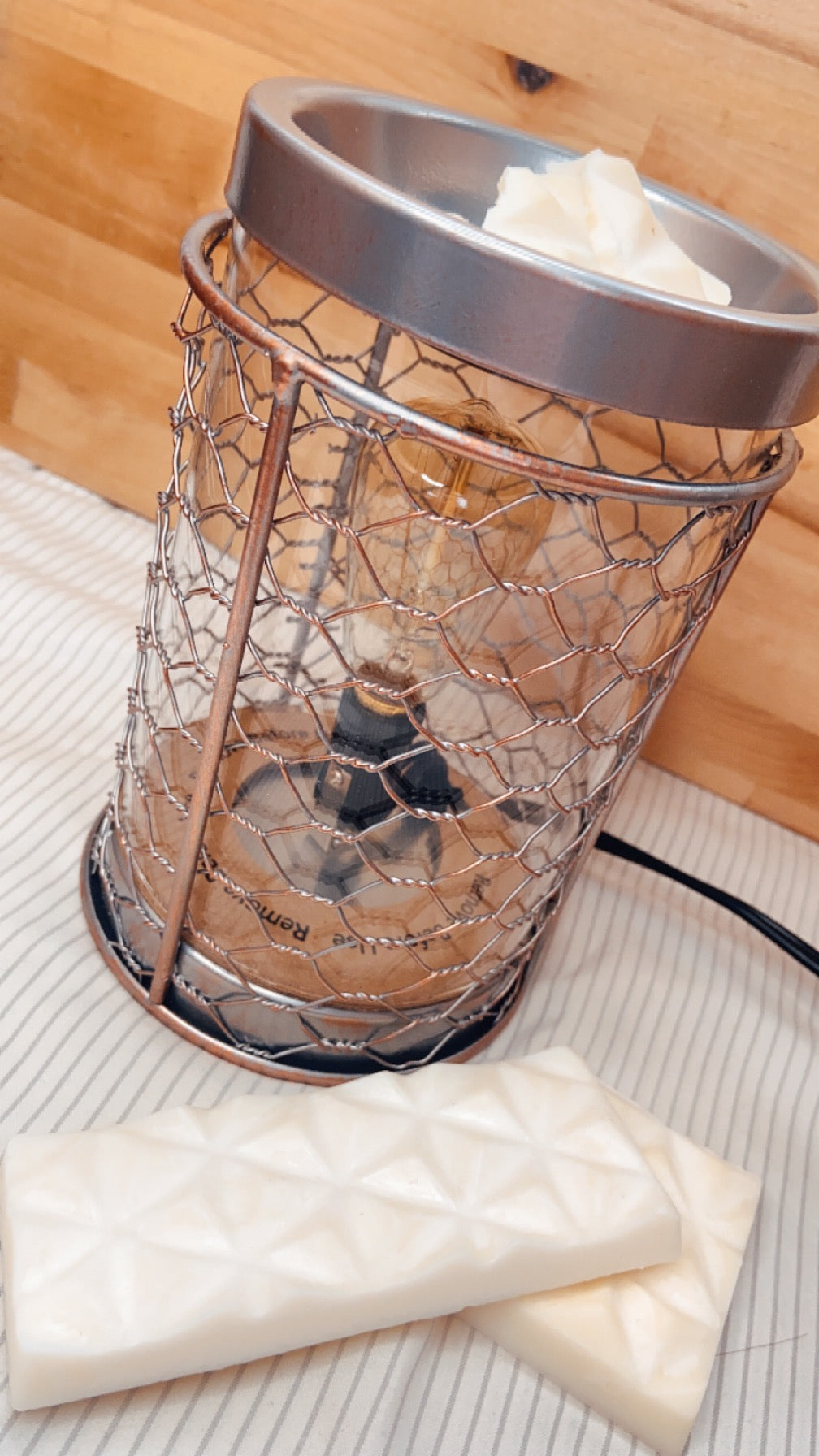 Rustic Chicken Wire Warmer