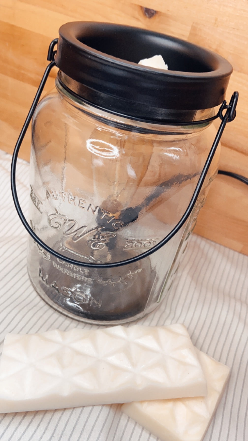 Rustic Glass Mason Jar