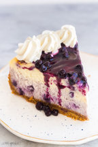 Blueberry Cheesecake Wooden Bowl